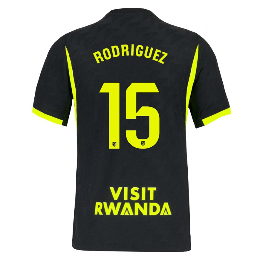 גברים כדורגל Cinta Rodríguez #15 ירוק בהיר שחור הרחק ג'רזי 2026/27 גברים כדורגל Cinta Rodríguez #15 ירוק בהיר שחור הרחק ג'רזי 2026/27