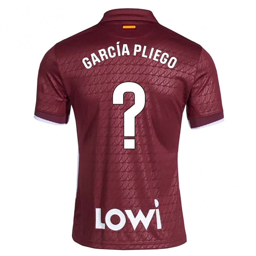 גברים כדורגל Hugo García Pliego #0 אדום כהה לבן הרחק ג'רזי 2026/27 גברים כדורגל Hugo García Pliego #0 אדום כהה לבן הרחק ג'רזי 2026/27