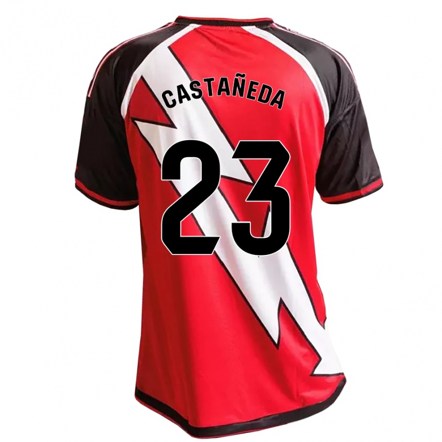 גברים כדורגל Ana Sofía Castañeda Giraldo #23 לבן אדום שחור הרחק ג'רזי 2026/27