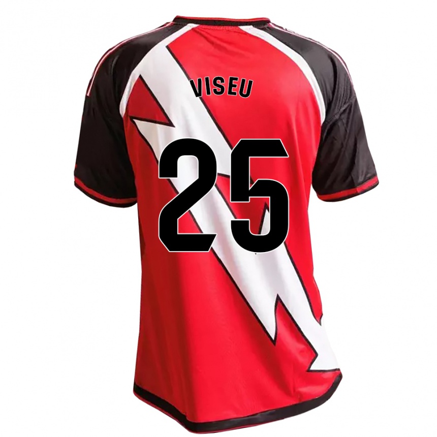 גברים כדורגל Duarte Viseu #25 לבן אדום שחור הרחק ג'רזי 2026/27