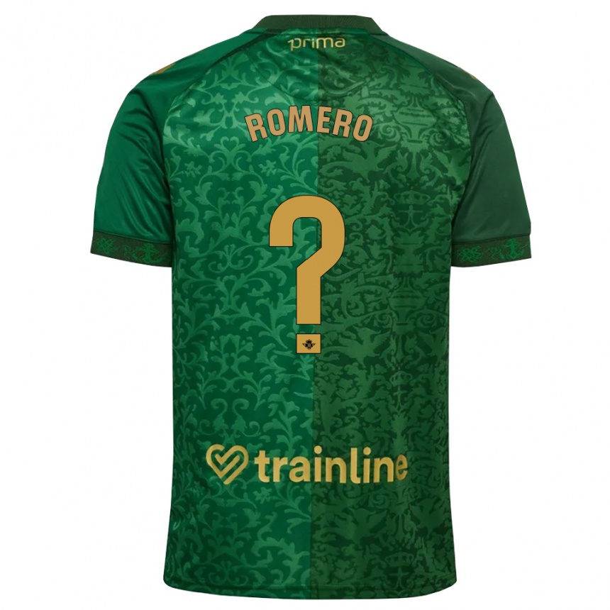 גברים כדורגל Dani Romero #0 ירוק יער אדמדם כהה הרחק ג'רזי 2026/27