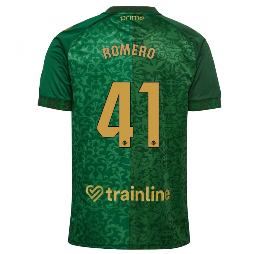 גברים כדורגל José Romero #41 ירוק יער אדמדם כהה הרחק ג'רזי 2026/27