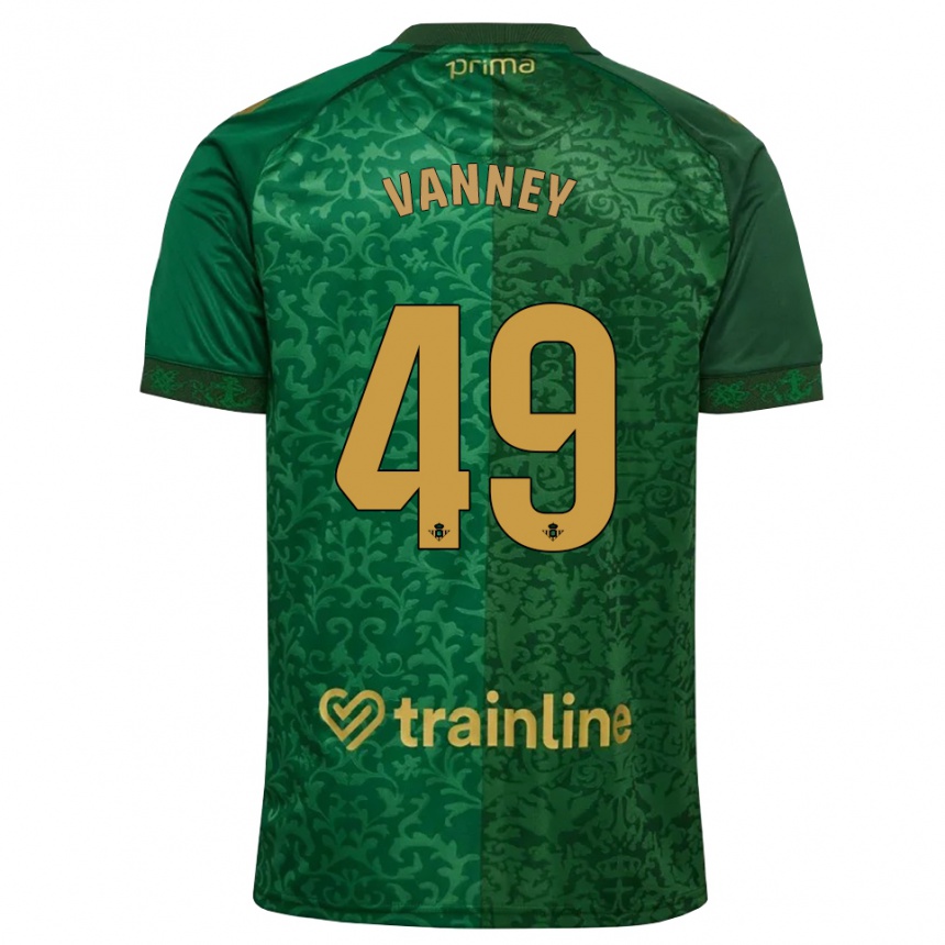 גברים כדורגל Dylan Vanney #49 ירוק יער אדמדם כהה הרחק ג'רזי 2026/27