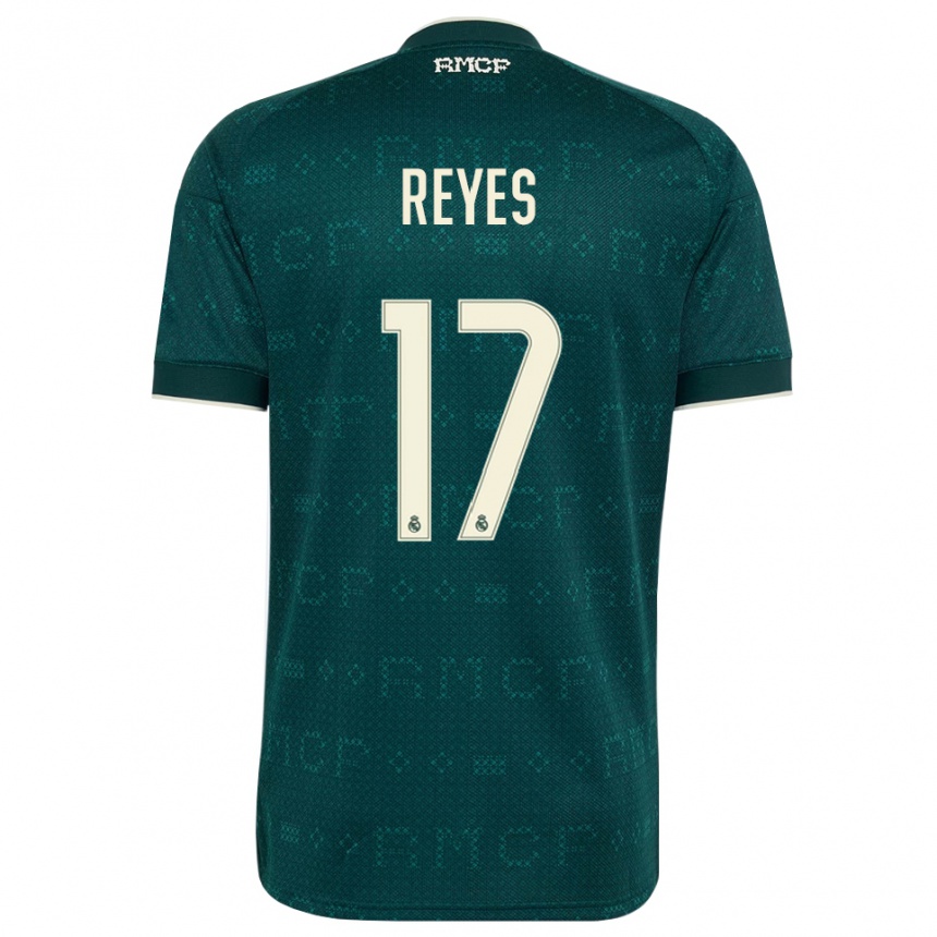 גברים כדורגל José Reyes #17 אפור כהה לבן הרחק ג'רזי 2026/27