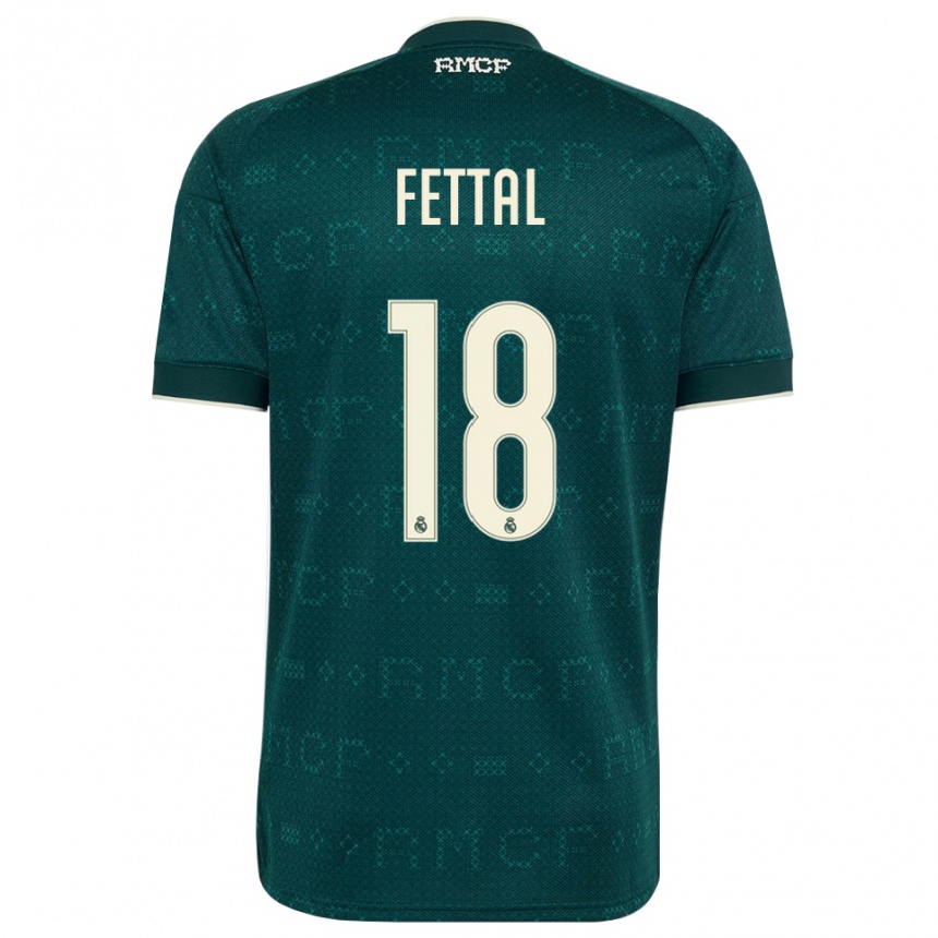 גברים כדורגל Rachad Fettal #18 אפור כהה לבן הרחק ג'רזי 2026/27