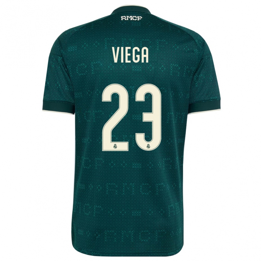 גברים כדורגל Marcos Viega #23 אפור כהה לבן הרחק ג'רזי 2026/27