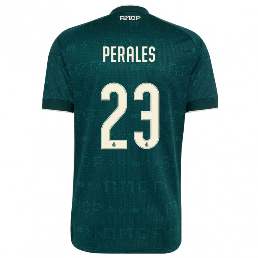 גברים כדורגל Miguel Perales #23 אפור כהה לבן הרחק ג'רזי 2026/27