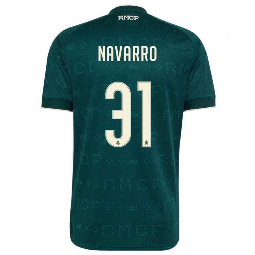 גברים כדורגל Javier Navarro #31 אפור כהה לבן הרחק ג'רזי 2026/27 גברים כדורגל Javier Navarro #31 אפור כהה לבן הרחק ג'רזי 2026/27