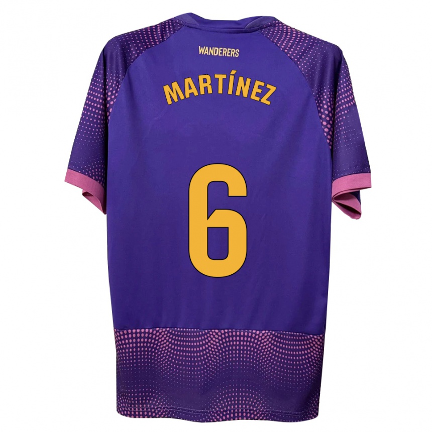גברים כדורגל Antonio Martínez #6 לבן ורוד סגול הרחק ג'רזי 2026/27 גברים כדורגל Antonio Martínez #6 לבן ורוד סגול הרחק ג'רזי 2026/27