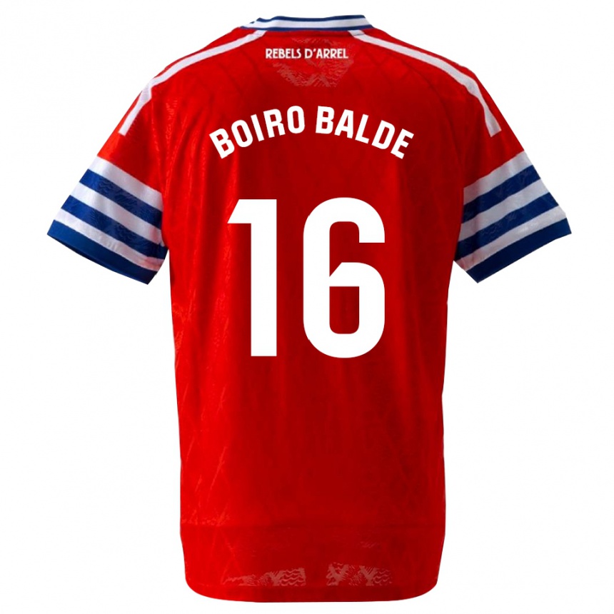 גברים כדורגל Issa Boiro Balde #16 כחול מלכותי אדום הרחק ג'רזי 2026/27
