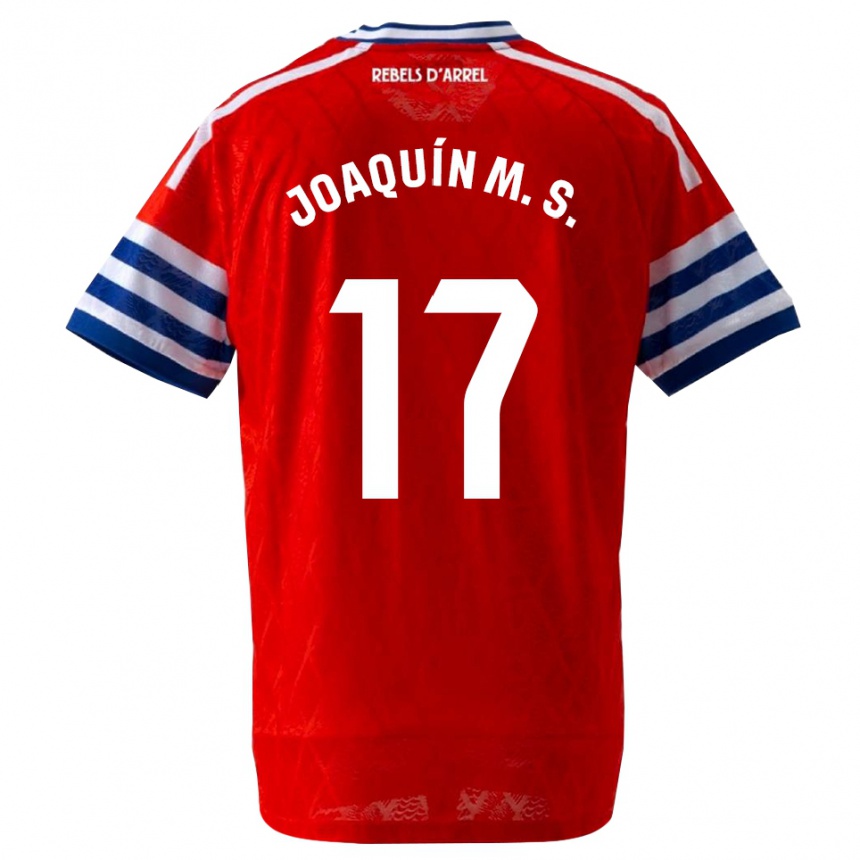 גברים כדורגל Joaquín Manuel Sánchez #17 כחול מלכותי אדום הרחק ג'רזי 2026/27