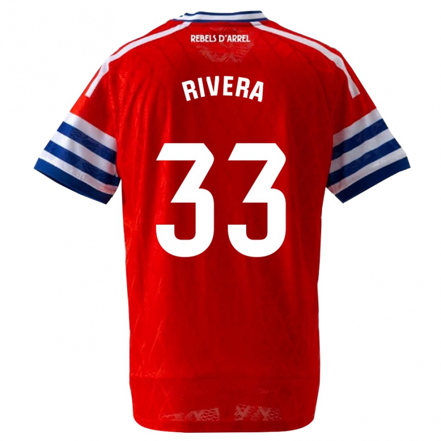 גברים כדורגל Pol Rivera #33 כחול מלכותי אדום הרחק ג'רזי 2026/27 גברים כדורגל Pol Rivera #33 כחול מלכותי אדום הרחק ג'רזי 2026/27