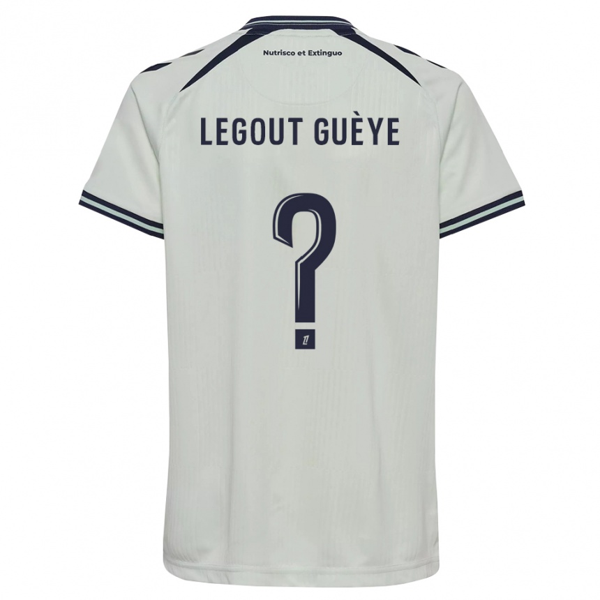 גברים כדורגל Lamine Legout Guèye #0 כחול חצות לבן הרחק ג'רזי 2026/27