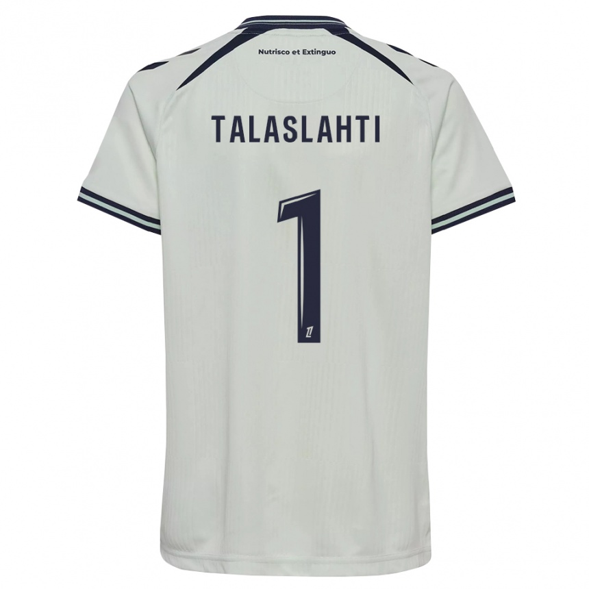 גברים כדורגל Katriina Talaslahti #1 כחול חצות לבן הרחק ג'רזי 2026/27 גברים כדורגל Katriina Talaslahti #1 כחול חצות לבן הרחק ג'רזי 2026/27