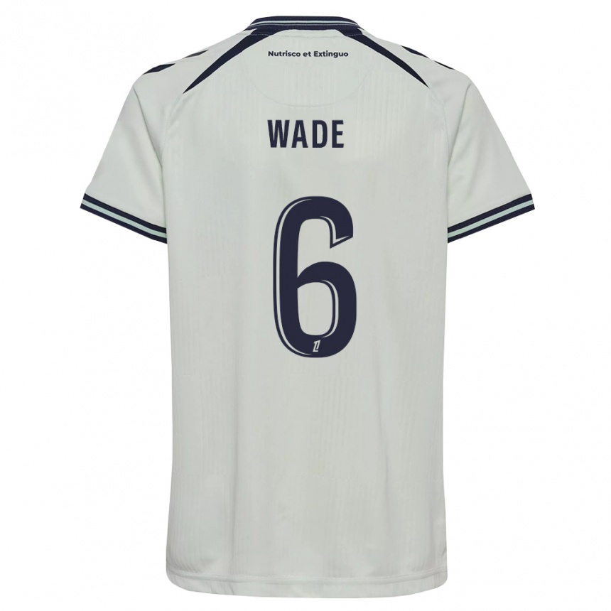 גברים כדורגל Bocar Wade #6 כחול חצות לבן הרחק ג'רזי 2026/27