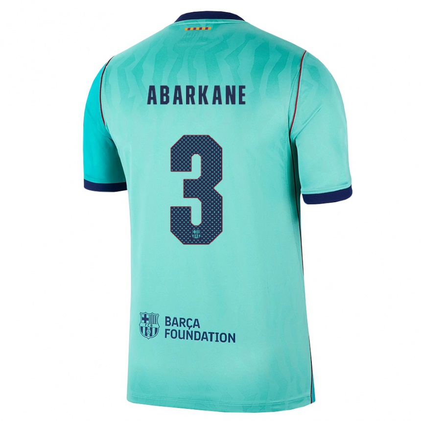גברים כדורגל Ahmed Abarkane #3 אקווה טורקיז מלכותי כחול ג'רזי קיט שלישי 2026/27 גברים כדורגל Ahmed Abarkane #3 אקווה טורקיז מלכותי כחול ג'רזי קיט שלישי 2026/27