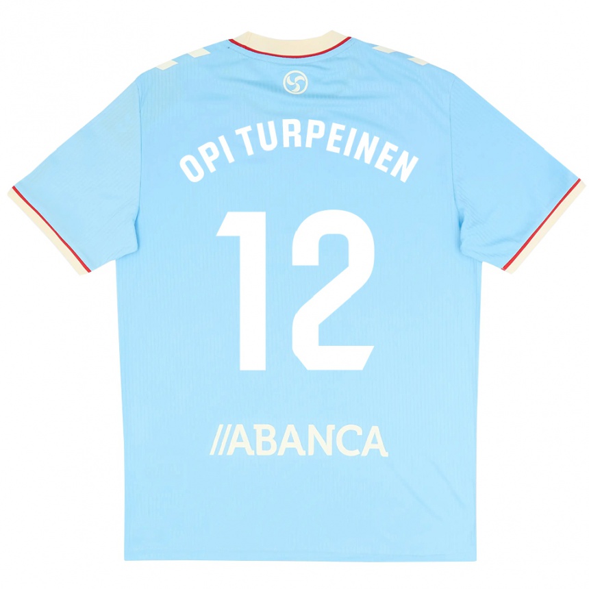 נשים כדורגל Aslak Opi Turpeinen #12 כחול שמיים לבן אדום ג'רזי ביתית 2026/27