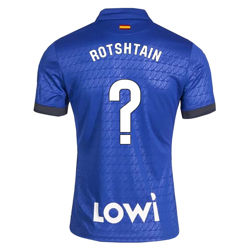 נשים כדורגל Itay Rotshtain #0 לבן כחול שחור ג'רזי ביתית 2026/27