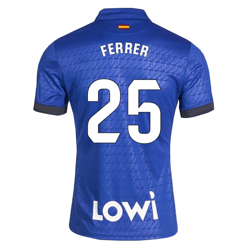 נשים כדורגל Diego Ferrer #25 לבן כחול שחור ג'רזי ביתית 2026/27