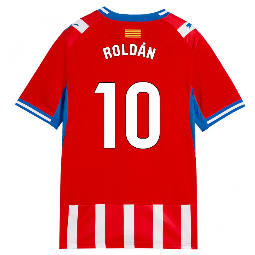 נשים כדורגל Marcos Roldán #10 אדום לבן כחול שמיים ג'רזי ביתית 2026/27