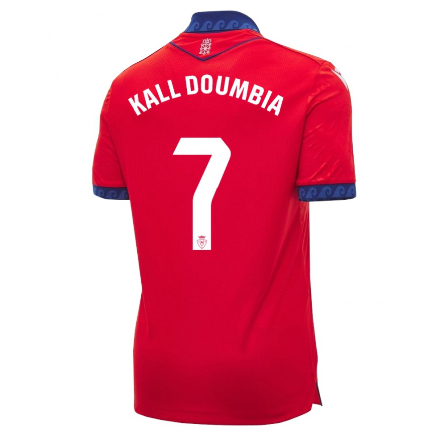 נשים כדורגל Aly Kall Doumbia #7 אדום כחול צי לבן ג'רזי ביתית 2026/27