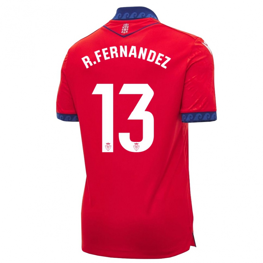 נשים כדורגל Rafa Fernández #13 אדום כחול צי לבן ג'רזי ביתית 2026/27