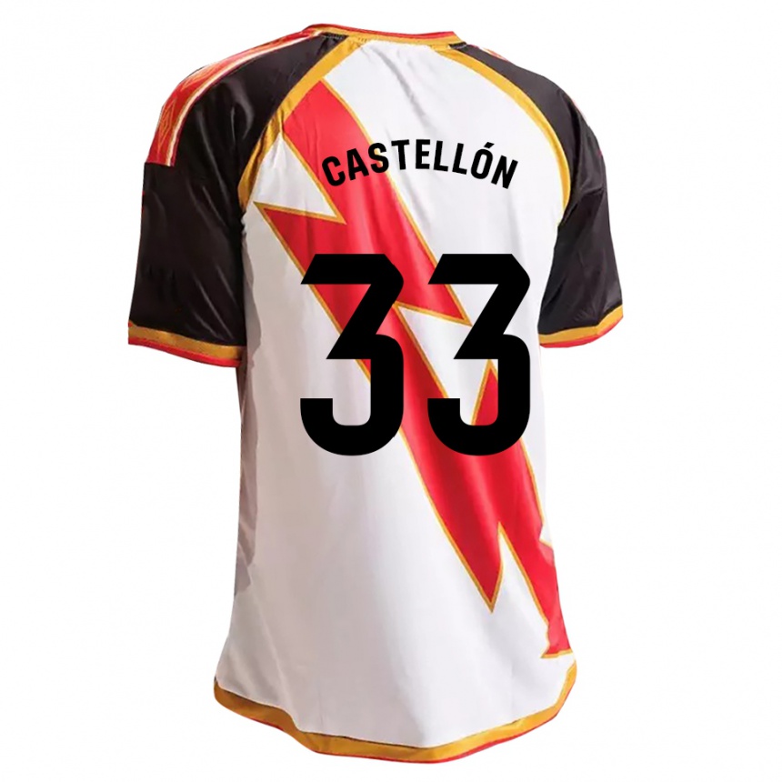 נשים כדורגל Sergio Castellón #33 ירוק בהיר שחור לבן זהב ג'רזי ביתית 2026/27