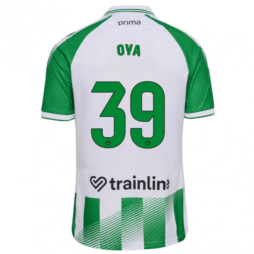 נשים כדורגל Rafa Oya #39 ירוק בהיר שחור לבן ג'רזי ביתית 2026/27