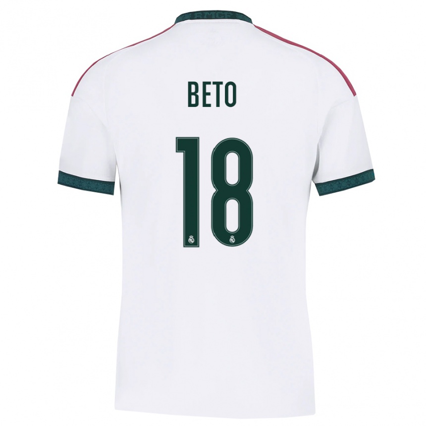 נשים כדורגל Beto Martínez #18 ירוק כהה לבן אדום ג'רזי ביתית 2026/27