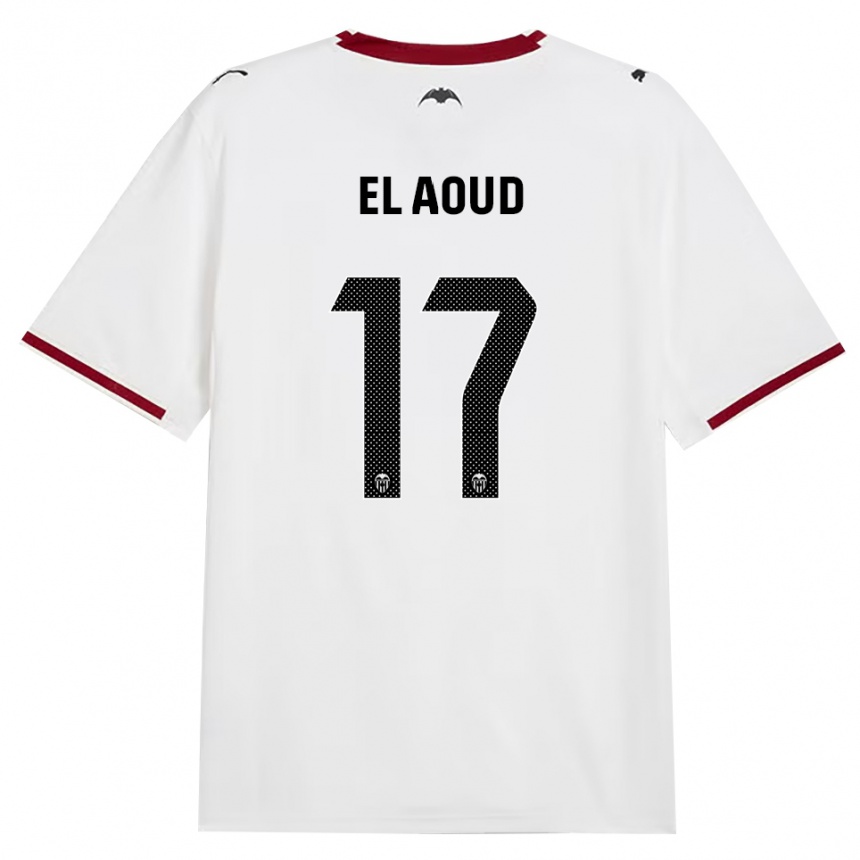 נשים כדורגל Ismail El Aoud #17 שחור לבן אדום צהוב ג'רזי ביתית 2026/27