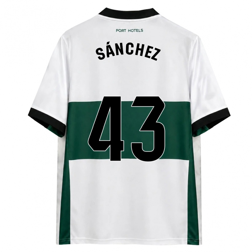 נשים כדורגל Diego Sánchez #43 ירוק לבן אדום ג'רזי ביתית 2026/27