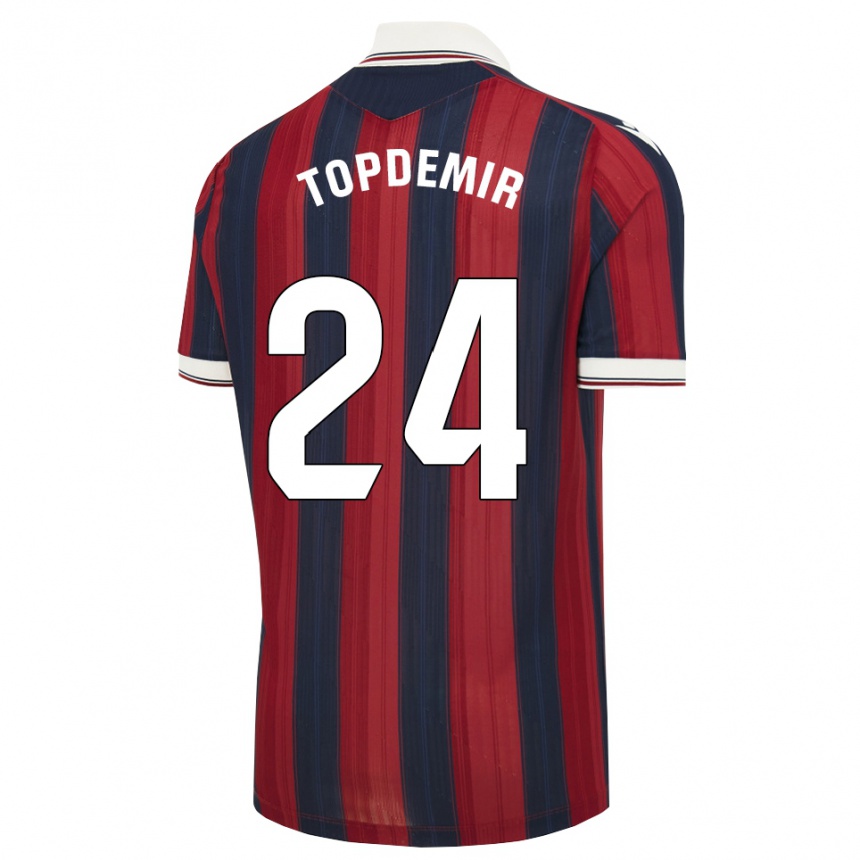 נשים כדורגל Karan Topdemir #24 כחול חצות אדום ג'רזי ביתית 2026/27