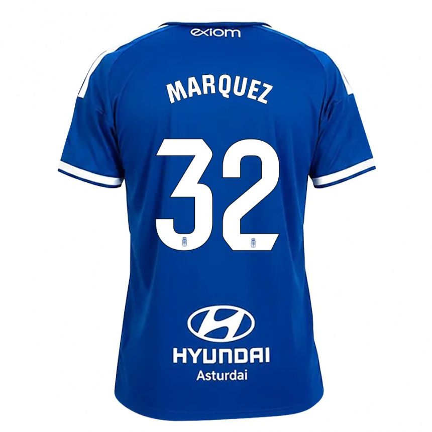 נשים כדורגל Gerard Marquez #32 כחול בינוני לבן ג'רזי ביתית 2026/27