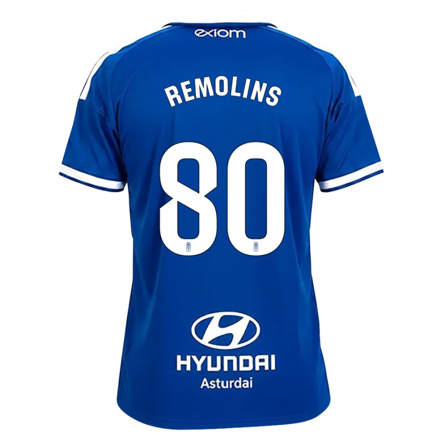 נשים כדורגל Ot Remolins #80 כחול בינוני לבן ג'רזי ביתית 2026/27