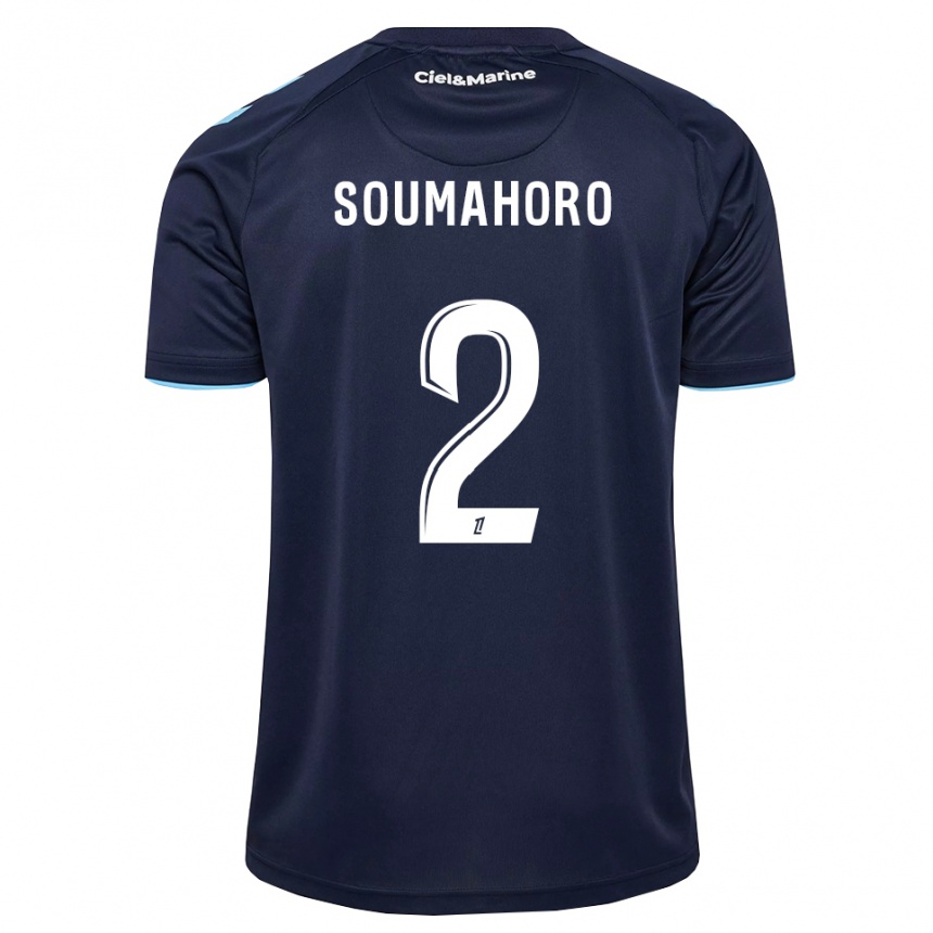 נשים כדורגל Mahmoud Soumahoro #2 כחול חצות תכלת ג'רזי ביתית 2026/27