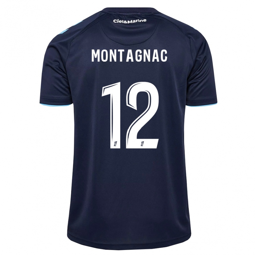 נשים כדורגל Alexandre Montagnac #12 כחול חצות תכלת ג'רזי ביתית 2026/27