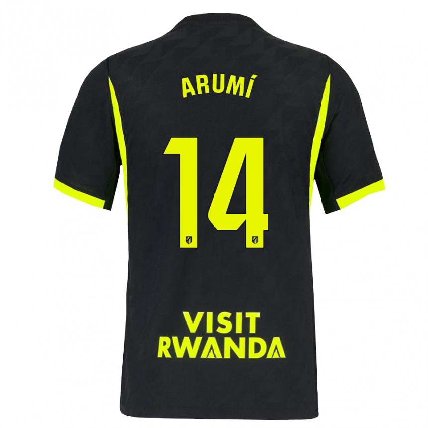 נשים כדורגל ג׳ואל ארומי גרסיה #14 ירוק בהיר שחור הרחק ג'רזי 2026/27
