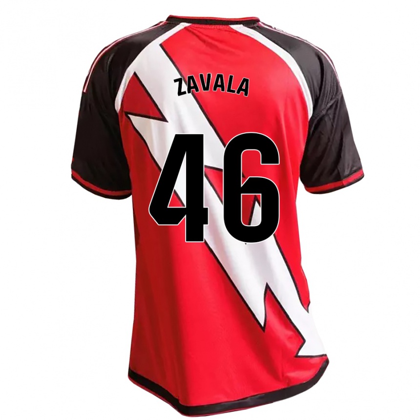 נשים כדורגל Andrés Zavala #46 לבן אדום שחור הרחק ג'רזי 2026/27