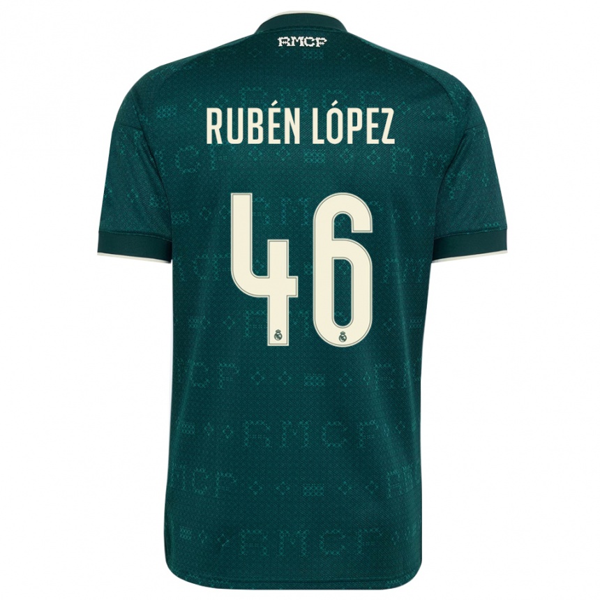 נשים כדורגל Rubén López #46 אפור כהה לבן הרחק ג'רזי 2026/27