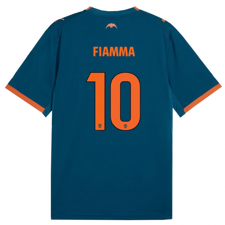 נשים כדורגל Fiamma #10 כחול דודג' כתום הרחק ג'רזי 2026/27