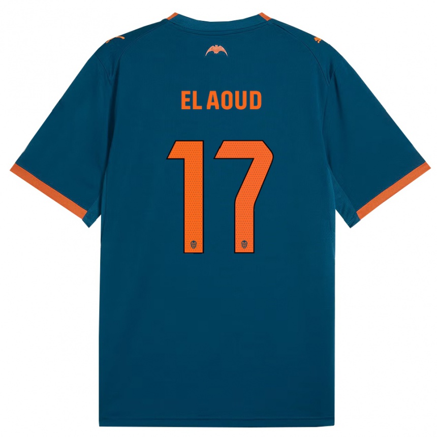 נשים כדורגל Ismail El Aoud #17 כחול דודג' כתום הרחק ג'רזי 2026/27 נשים כדורגל Ismail El Aoud #17 כחול דודג' כתום הרחק ג'רזי 2026/27