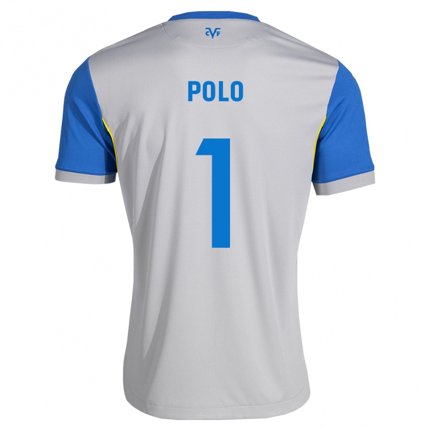 נשים כדורגל Pablo Polo #1 כחול דודג' אפור הרחק ג'רזי 2026/27