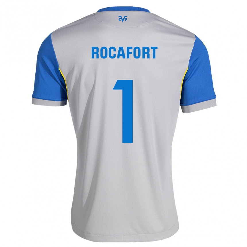 נשים כדורגל Rodrigo Rocafort #1 כחול דודג' אפור הרחק ג'רזי 2026/27