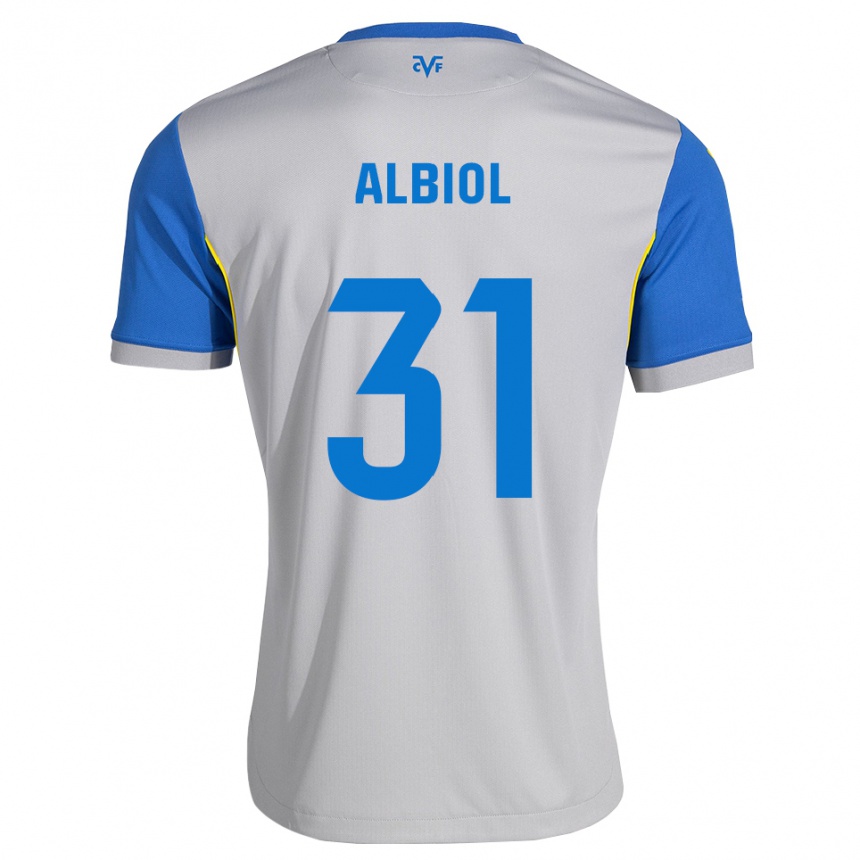 נשים כדורגל Thiago Albiol #31 כחול דודג' אפור הרחק ג'רזי 2026/27