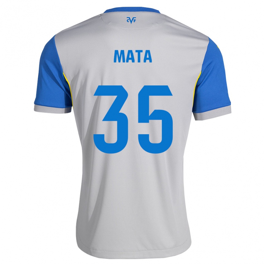 נשים כדורגל Jordi Mata #35 כחול דודג' אפור הרחק ג'רזי 2026/27