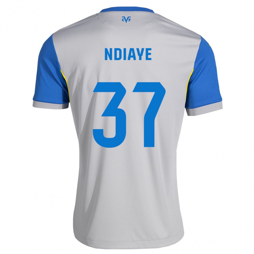 נשים כדורגל Serigne Ndiaye #37 כחול דודג' אפור הרחק ג'רזי 2026/27