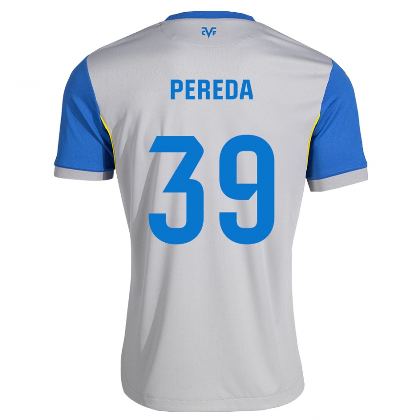 נשים כדורגל Pablo Pereda #39 כחול דודג' אפור הרחק ג'רזי 2026/27