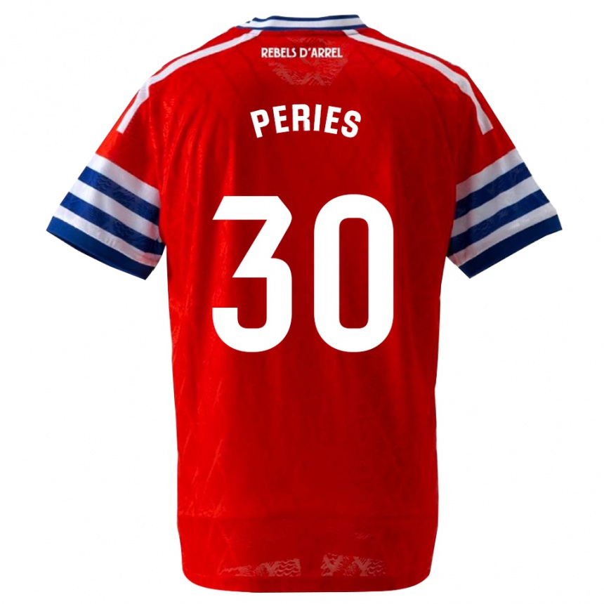 נשים כדורגל Jan Peries #30 כחול מלכותי אדום הרחק ג'רזי 2026/27 נשים כדורגל Jan Peries #30 כחול מלכותי אדום הרחק ג'רזי 2026/27