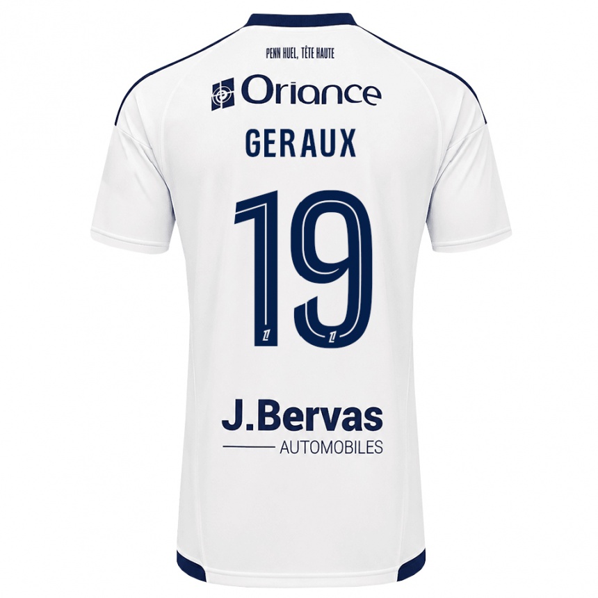 נשים כדורגל Noan Geraux #19 כחול צי לבן הרחק ג'רזי 2026/27 נשים כדורגל Noan Geraux #19 כחול צי לבן הרחק ג'רזי 2026/27