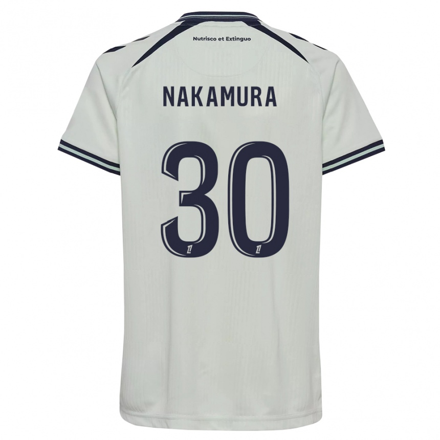 נשים כדורגל Sota Nakamura #30 כחול חצות לבן הרחק ג'רזי 2026/27